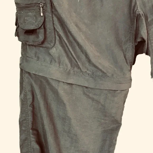 MISTY MOUNTAIN Men Medium Logo Nylon Zip Leg Pockets Out Door Light Weight Pants - Picture 8 of 9